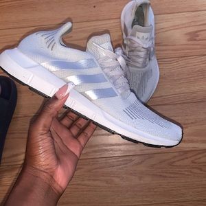 women's adidas swift run athletic shoe leopard